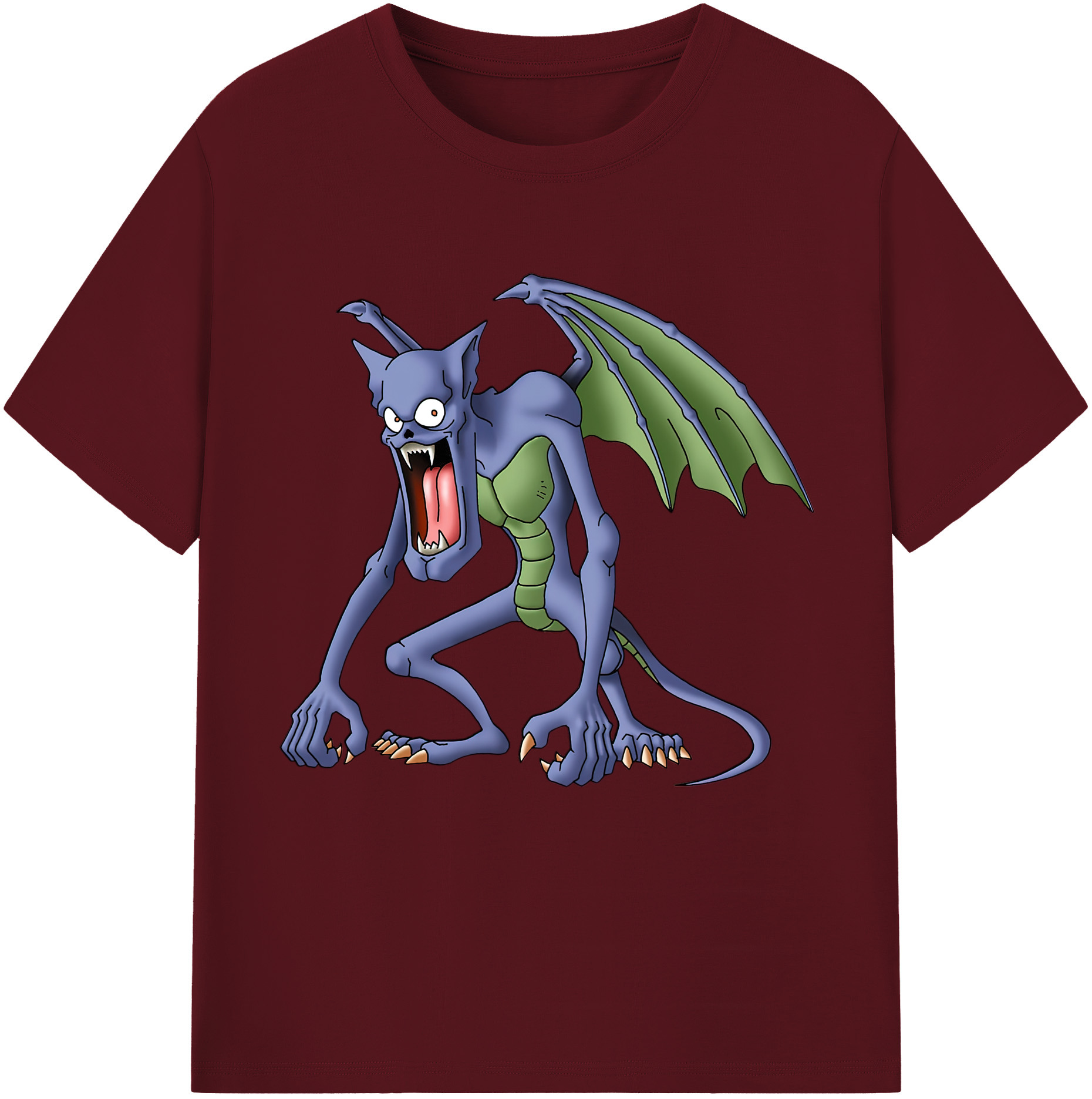 （画像用） ドラゴンクエスト Doragon Kuesuto Dragon Quest 綿100％半袖Tシャツ（フロントプリント）